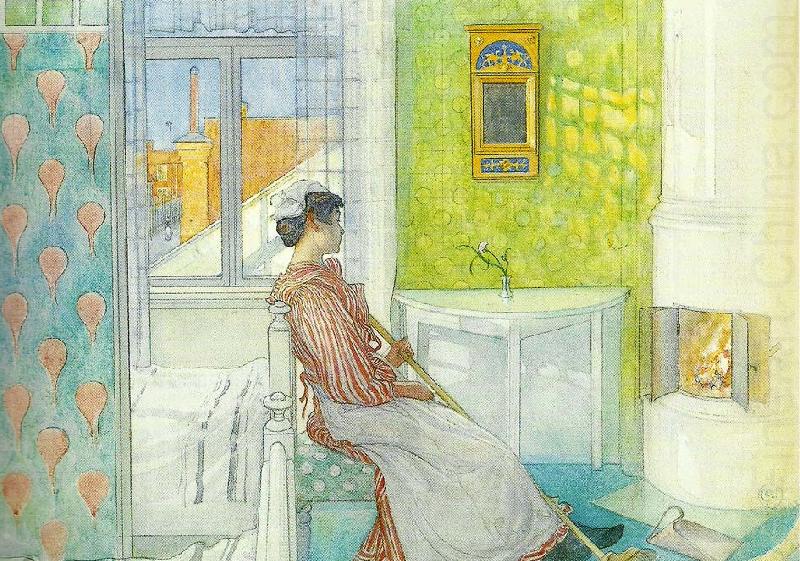 Carl Larsson martina-paus i stadningen china oil painting image